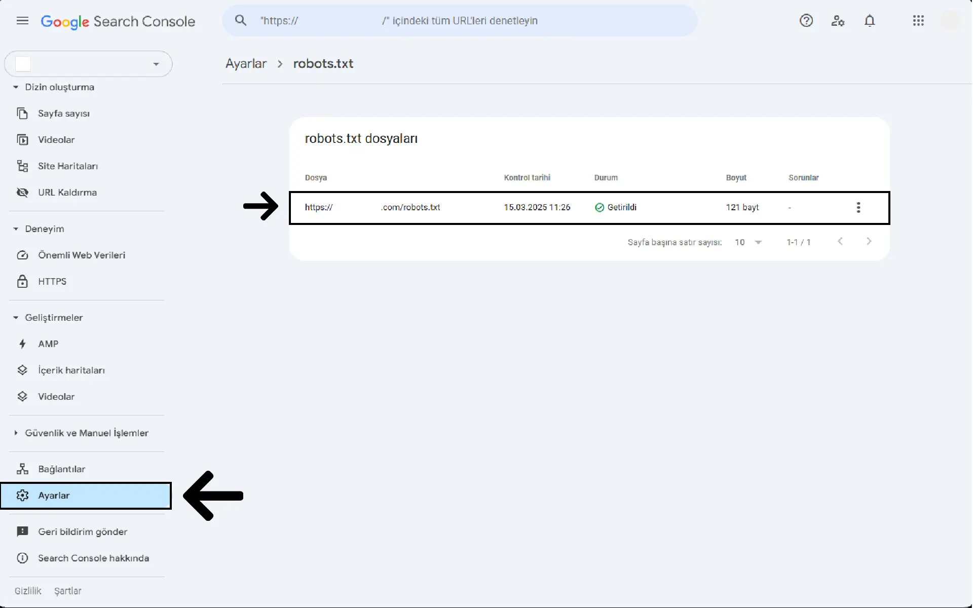 Robots.txt Dosyasını Google Test Aracıyla Test Etme