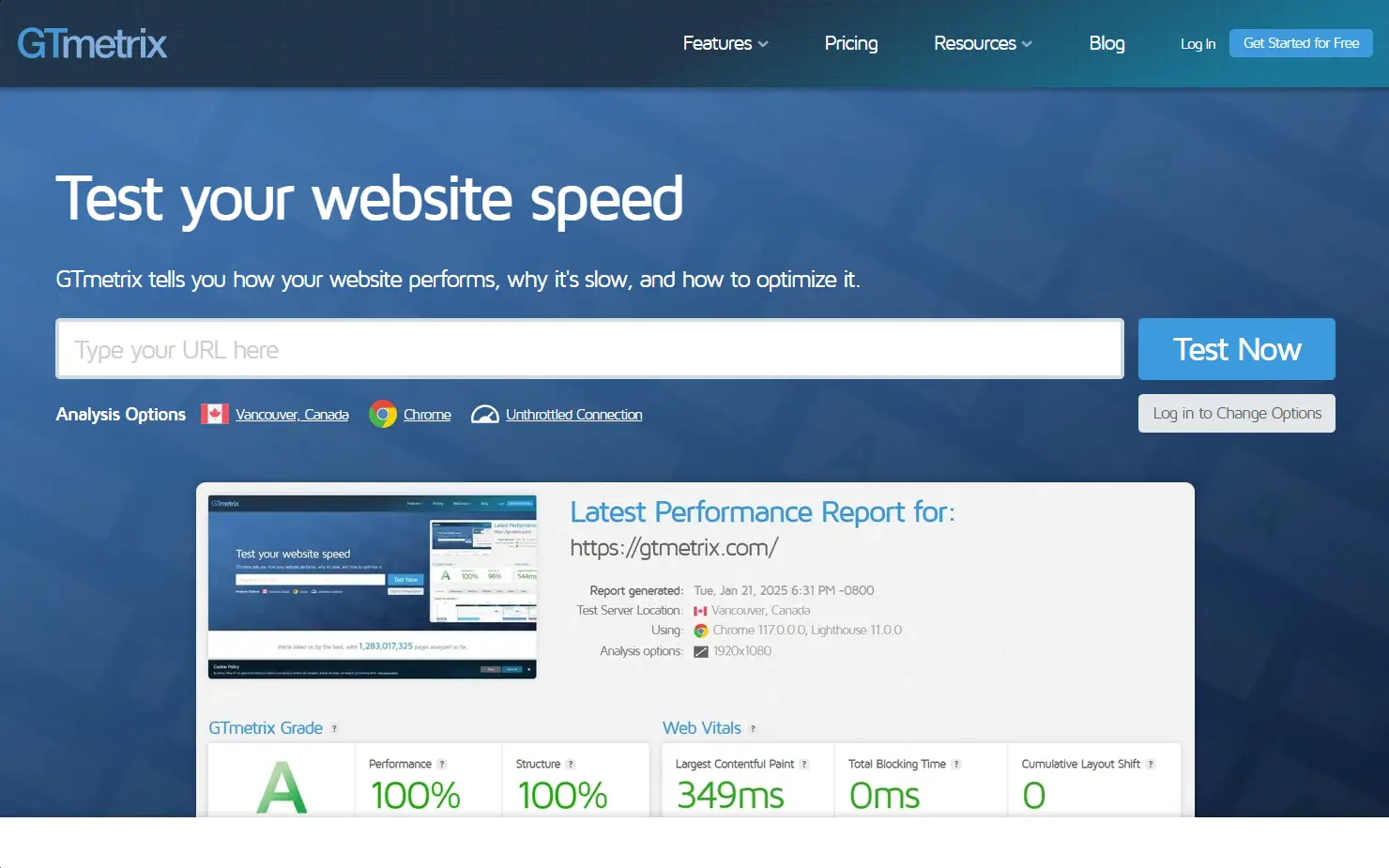 Web Sitesi Hız Testi Nasıl Yapılır En İyi 8 Test Aracı GTmetrix