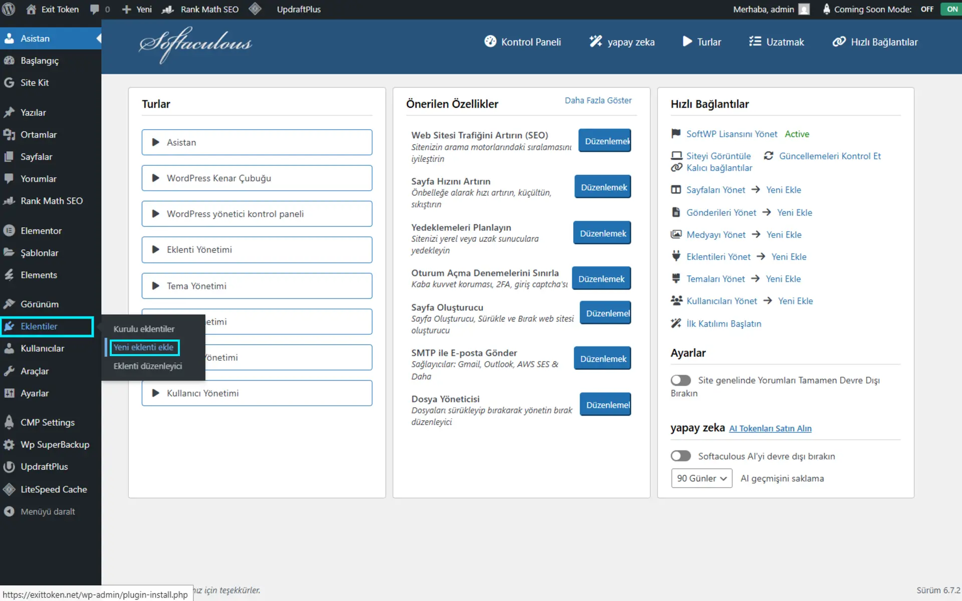 WordPress Eklentisi Nasıl Kurulur Adım Adım Rehber 1