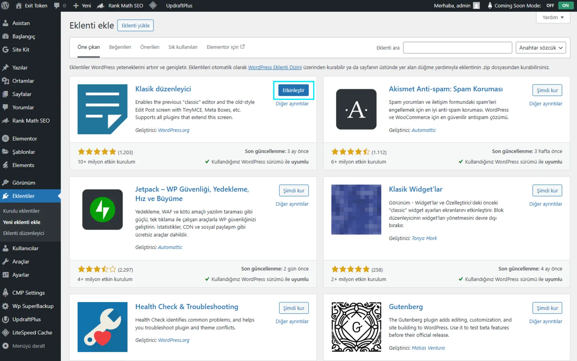 WordPress Eklentisi Nasıl Kurulur Adım Adım Rehber 3
