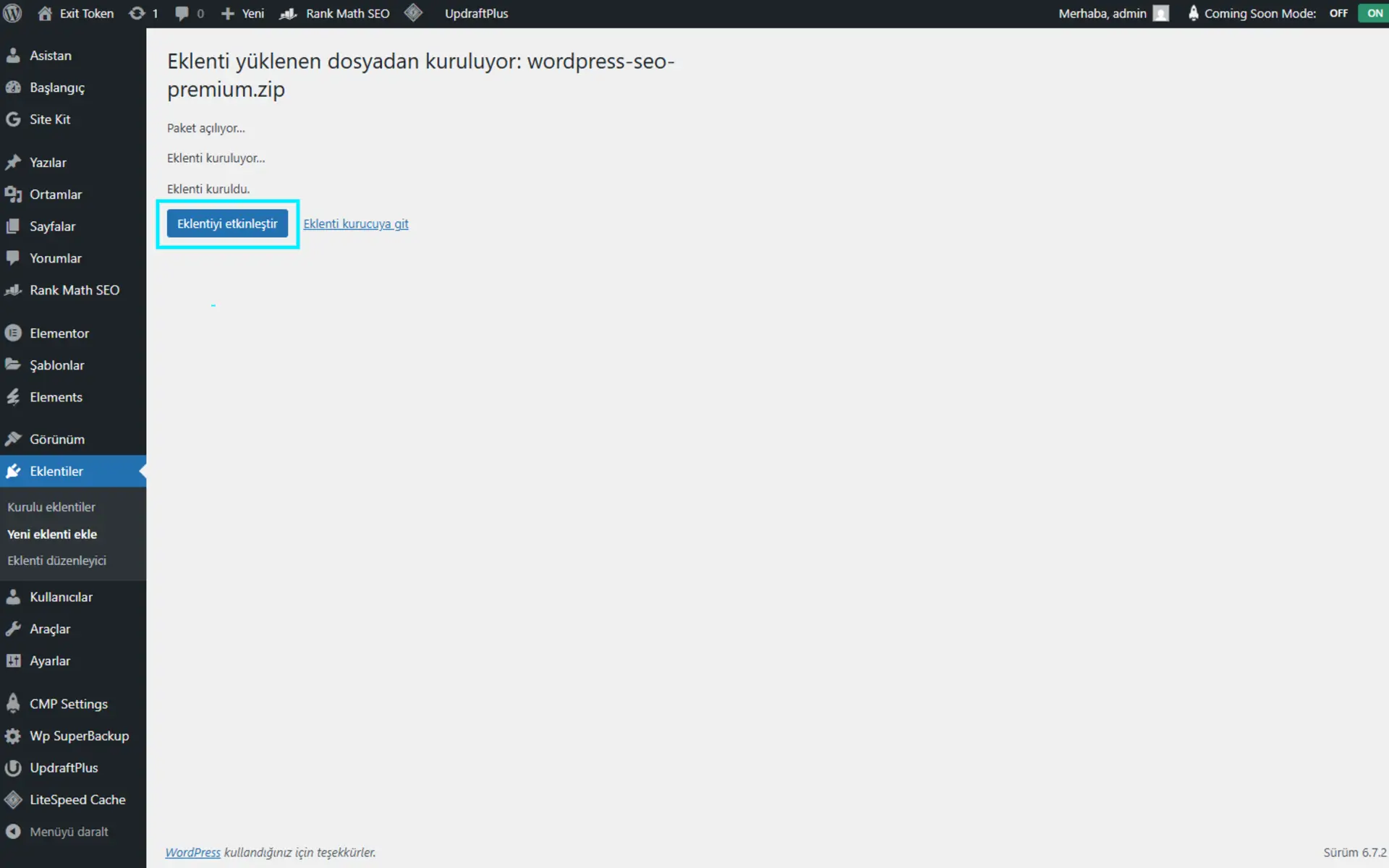 WordPress Eklentisi Nasıl Kurulur Adım Adım Rehber 6