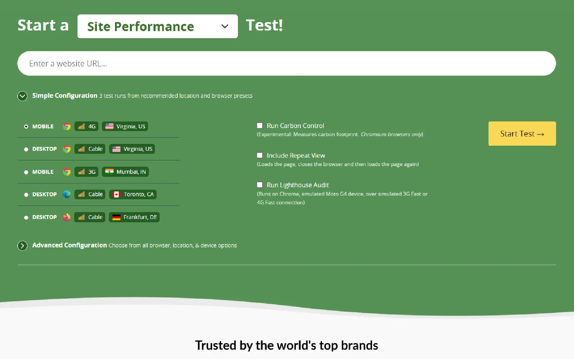 Google Lighthouse Nasıl Kullanılır WebPageTest